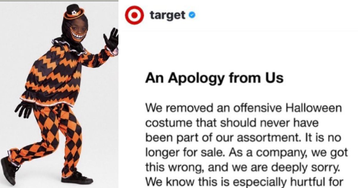 Target Apologizes, Pulls Halloween Costume After Blackface Complaints – Do You Think It’s Offensive? Target Apologizes, Pulls Halloween Costume After Blackface Complaints – Do You Think It’s Offensive?