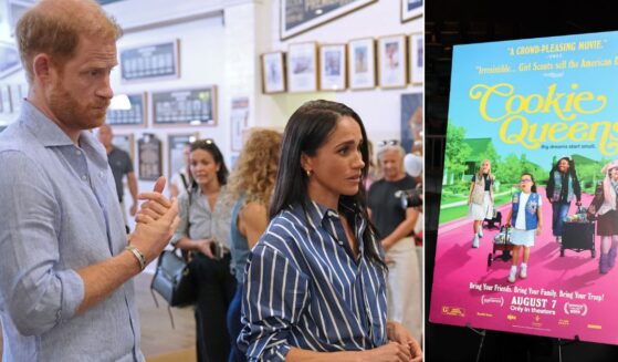 Prince Harry and Meghan, Duchess of Sussex, seen at left in an April photo, did not get the reception they hoped for with their latest project, "Cookie Queens."