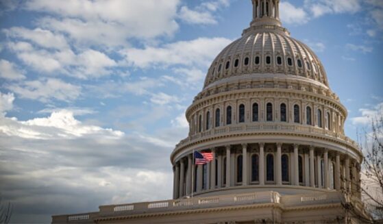 The United States Capitol Rotunda can be viewed on a spring day in Washington, D.C.