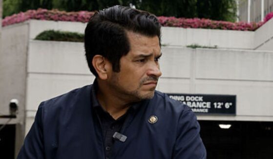 Rep. Jimmy Gomez of California' s 34th district is pictured in a 2025 photo outside the Roybal Federal building in Los Angeles.