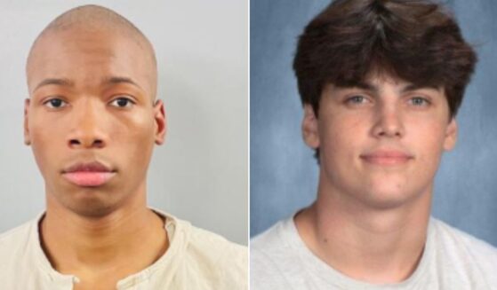 Karmelo Anthony, left, was convicted in the stabbing death of high school student Austin Metcalf at a track meet in Texas.