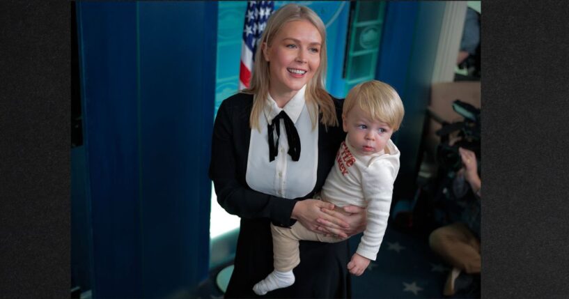 White House press secretary Karoline Leavitt's son Nicholas "Niko" Robert Riccio visited the White House Nov. 25.