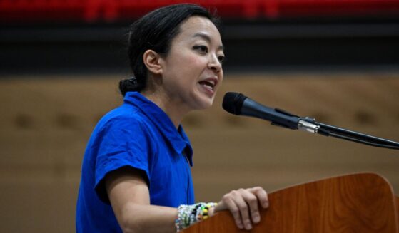 Socialist Gubernatorial candidate in Wisconsin Francesca Hong speaks at a campaign rally in Milwaukee, Wisconsin, on Aug. 2, 2026.