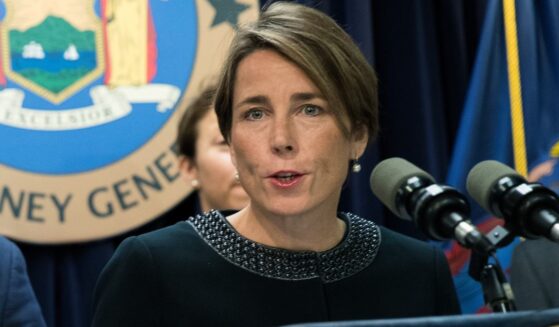 Then-Massachusetts Attorney General Maura Healey speaks at a news conference in New York City on July 19, 2016.