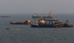 Ships anchored in the Strait of Hormuz on Aug. 10, 2026.