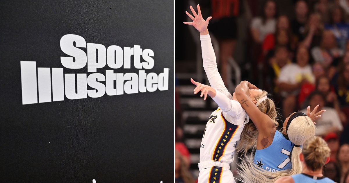 Sports Illustrated changed the title of an article about Dijonai Carrington's viral WNBA foul against Sophie Cunningham, right, after strong backlash online.