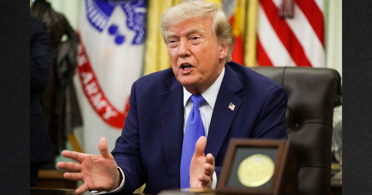 President Donald Trump said his counter-demand should appear in all future negotiations.