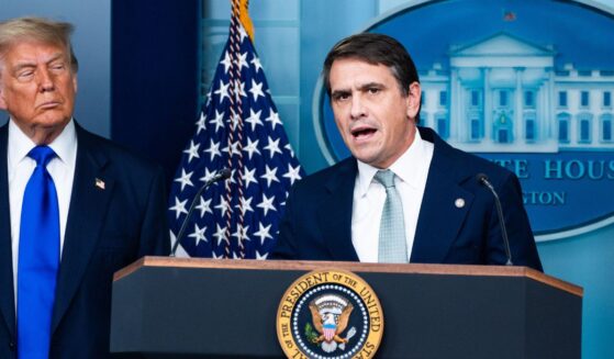 Then-Deputy Attorney General Todd Blanche is seen at a news briefing with President Donald Trump in June 2025 at the White House.