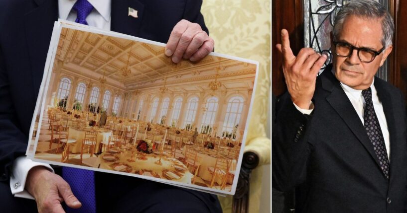 Instead of focusing on his many local problems, Philadelphia District Attorney Larry Krasner, right, seems oddly fixated on the idea of destroying the White House ballroom after President Donald Trump leaves office.