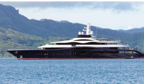 Mark Zuckerberg's yacht "The Launchpad" is seen on Dec. 19, 2024, in Raiatea, French Polynesia.
