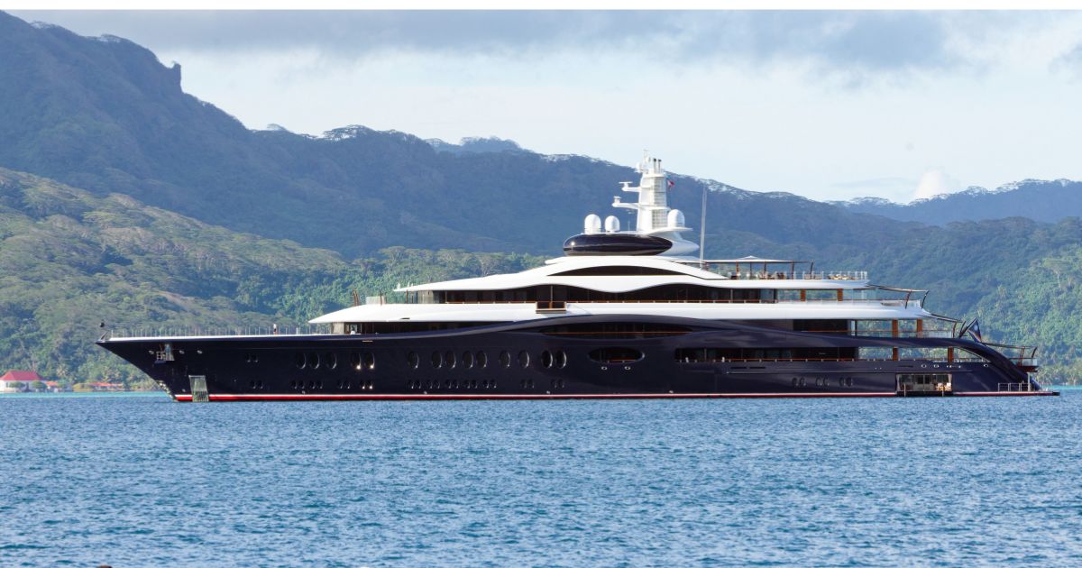 Mark Zuckerberg's yacht "The Launchpad" is seen on Dec. 19, 2024, in Raiatea, French Polynesia.