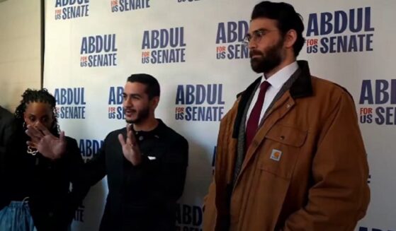 Michigan Democratic Senate candidate Abdul El-Sayed left, with leftist streamer Hasan Piker.
