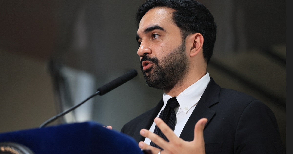 New York City Mayor Zohran Mamdani, pictured speaking in a July file photo.
