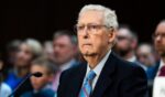 Sen. Mitch McConnell, pictured in a July 2025 file photo at a Senate Judiciary Committee hearing.