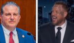 Florida Republican Rep. Jimmy Patronis, left; country/rapper Jelly Roll, right.