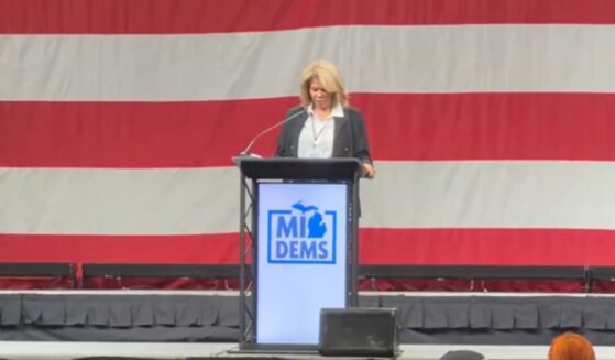 Michigan Democratic Party Vice Chair Portia Roberson fumbled the names of Indian tribes during the party's convention in Lansing, Michigan, as shown in a post on Aug. 29, 2026.