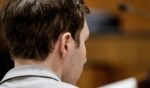 Tyler Robinson, who is accused in the fatal shooting of Charlie Kirk, listens during a preliminary hearing at the Fourth District Courthouse on July 9, 2026, in Provo, Utah.