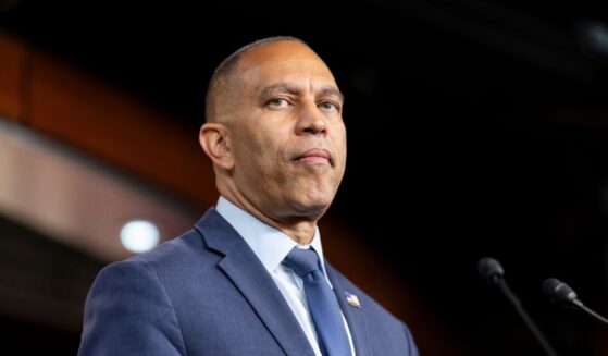 House Minority Leader Hakeem Jeffries speaks during a press conference in the U.S. Capitol on Sept. 3, 2026, in Washington, D.C.