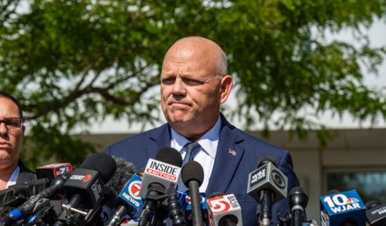 Plymouth County District Attorney Timothy Cruz speaks after a mistrial was called during Lindsay Clancy's murder trial at the Plymouth County Superior Court in Plymouth, Massachusetts, on Sept. 4, 2026.