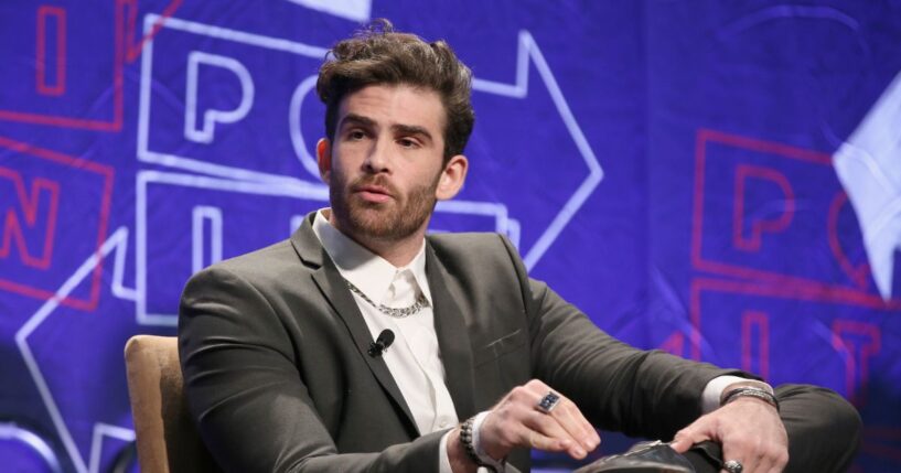 Hasan Piker speaks onstage during Politicon 2018 at Los Angeles Convention Center on Oct. 20, 2018, in Los Angeles, California.