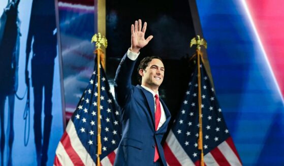 Rep. Brandon Gill, a Republican from Texas, arrives to speak during the Republican National Midterm Convention at the American Airlines Center in Dallas, Texas, on Sept. 9, 2026.