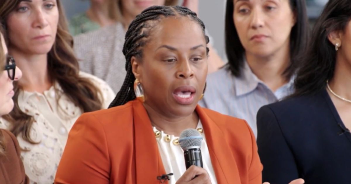 Dr. Kameelah Phillips tells the audience of Oprah Winfrey's show that they should have sympathy for black child-killers as well as white ones, as seen in a clip posted to social media on Sept. 10, 2026.