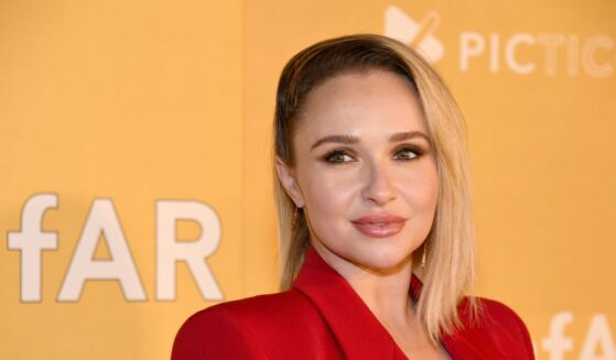 Hayden Panettiere attends amfAR Gala Los Angeles 2022 at Pacific Design Center on Nov. 3, 2022, in West Hollywood, California.