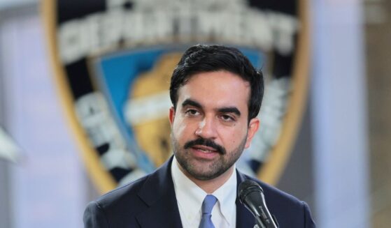 New York City Mayor Zohran Mamdani speaks during an unveiling ceremony for a new 9/11 Memorial Wall at One Police Plaza on Sept. 9, 2026, in New York City.
