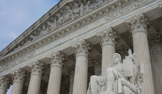 The outside of the Supreme Court building.