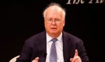 Karl Rove speaks on stage during the "Election 2024" panel for The Atlantic Festival 2024 on Sept. 20, 2024, in Washington, D.C.