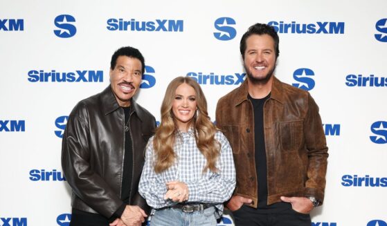 "American Idol" judges Lionel Richie, Carrie Underwood, and Luke Bryan visit SiriusXM's front row event at SiriusXM Studios on March 24, 2026, in New York City.