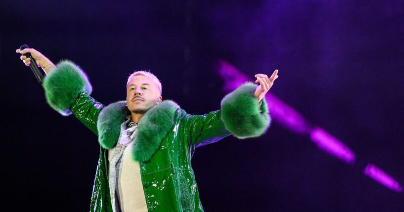 American rapper, singer, dancer, and DJ Benjamin Haggerty, known as Macklemore, performs at the Goldencoast Rap Festival in Corcelles-les-Monts, near Dijon, central-eastern France, on Aug. 30, 2026.