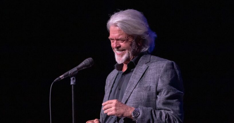 Comedian Ron White performs stand-up comedy to a sold out audience at Foxwoods Resort Casino on April 18, 2026, in Mashantucket, Connecticut.