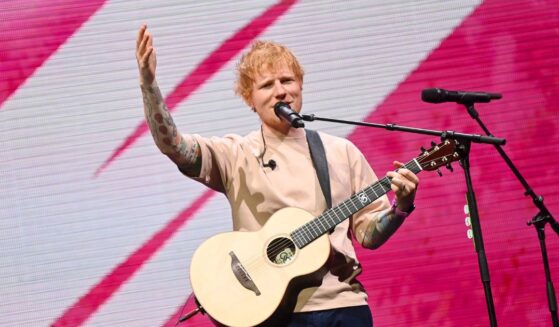 Ed Sheeran performs during iHeartRadio KISS108's Jingle Ball 2025 Presented By Capital One at TD Garden on Dec. 14, 2025, in Boston, Massachusetts.