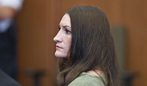 Lindsay Clancy looks on as jurors enter the courtroom during Clancy's murder trial at the Plymouth County Superior Court in Plymouth, Massachusetts, on Sept. 4, 2026.