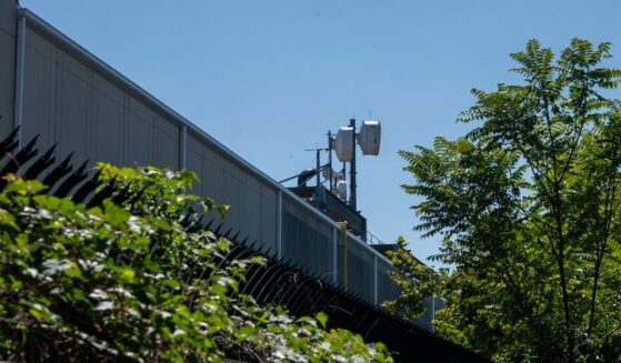 The Equinix Data Center sits blocks from Anderson Creek, a tributary of the Hackensack River, after thousands of gallons of diesel fuel spilled from the AI data center last week on Sept. 15, 2026, in Secaucus, New Jersey.
