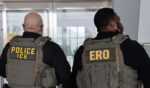 Immigration and Customs Enforcement agents patrol Terminal B at LaGuardia Airport on March 23, 2026, in New York City.