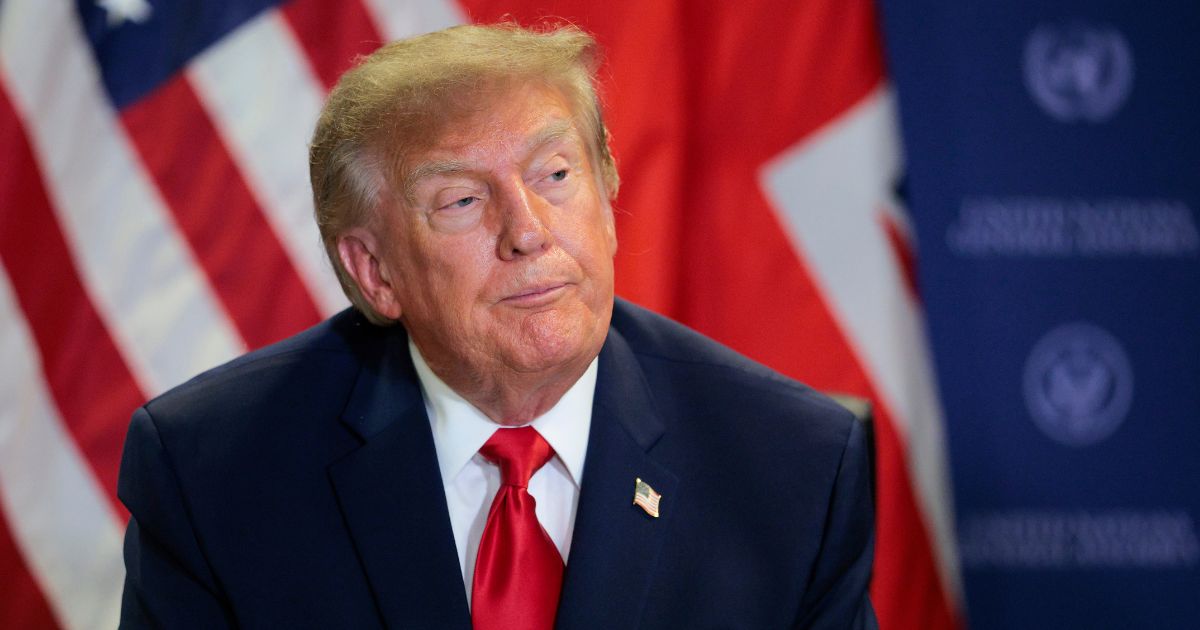President Donald Trump looks on during a bilateral meeting with British Prime Minister Andy Burnham in conjunction with the 81st session of the United Nations General Assembly at U.N. Headquarters on Sept. 22, 2026, in New York City.