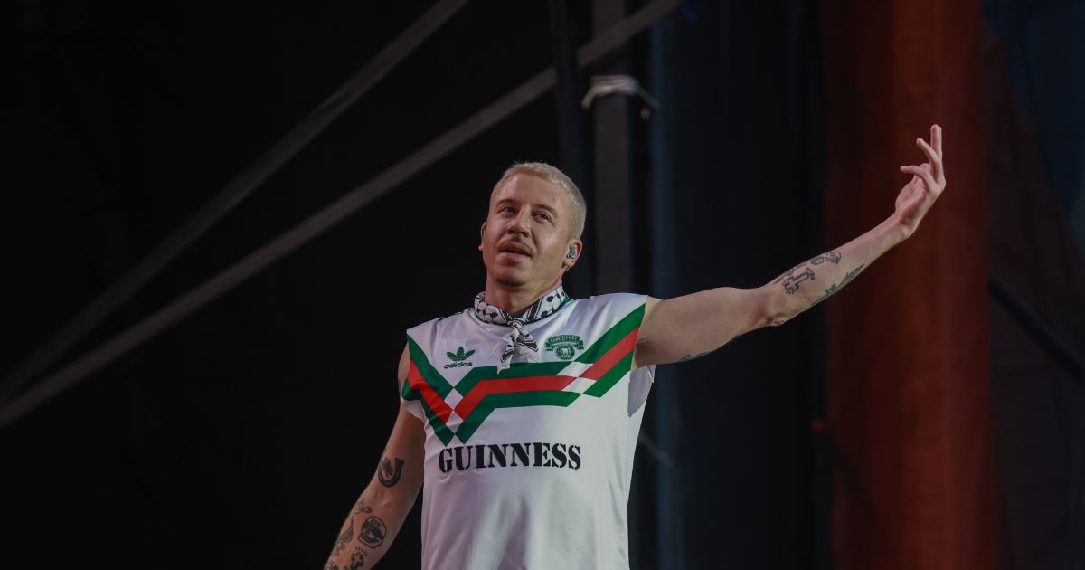 Macklemore performs at Virgin Media Park on June 5, 2025, in Cork, Ireland.