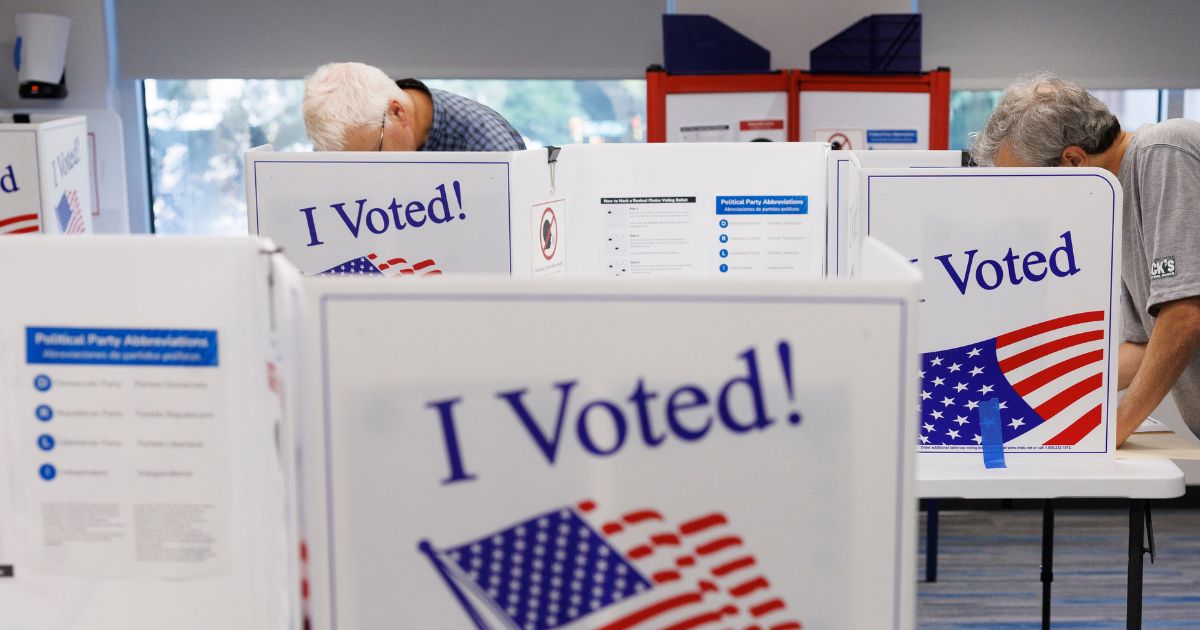 Voters cast their ballots inside the Arlington County Courthouse on Sept. 18, 2026, in Arlington, Virginia.