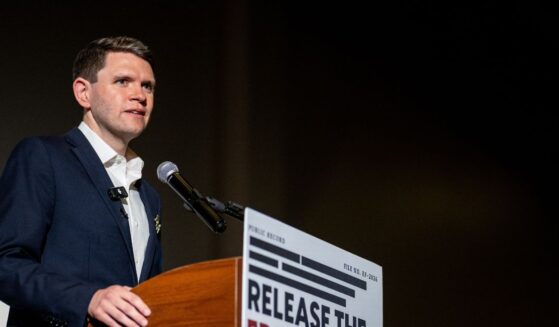 Texas Democratic Senate candidate James Talarico speaks during an event at the Epstein Memorial Reading room on Sept. 10, 2026, in Dallas, Texas.