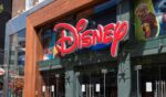 The name, sign, and facade of the Disney store on Oxford Street, London, United Kingdom, on June 13, 2020.