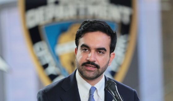 New York City Mayor Zohran Mamdani speaks during an unveiling ceremony for a new 9/11 Memorial Wall at One Police Plaza on Sept. 9, 2026, in New York City.