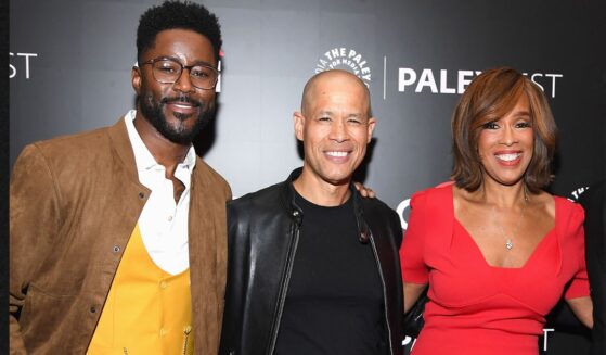 "CBS Mornings" cast members, from left, Nate Burleson, Vladimir Duthiers, and Gayle King, seen in a 2024 photo, are now falling all over themselves to sing the praises of the lone holdout juror in the Lindsay Clancy case, now that they found out he's a black Haitian immigrant.