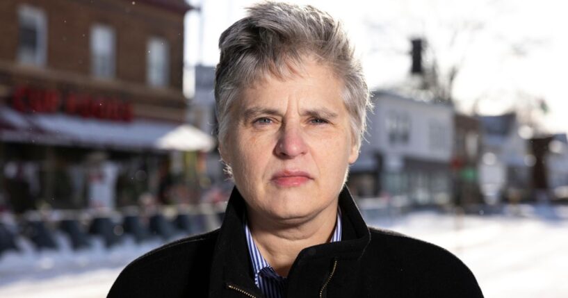 Hennepin County District Attorney Mary Moriarty is seen in a 2022 photo at George Floyd Square in Minneapolis, Minnesota.