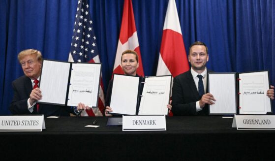 President Donald Trump, Denmark's Prime Minister Mette Frederiksen and Greenland's Prime Minister Jens-Frederik Nielsen sign a trilateral security deal Tuesday on the sidelines of the 81st United Nations General Assembly in New York.