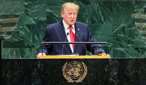 President Donald Trump speaks Tuesday during the 81st session of the United Nations General Assembly at U.N. Headquarters in New York City.