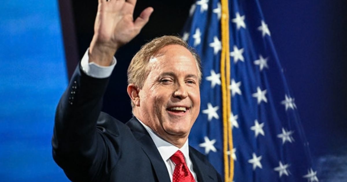 Republican Texas Senate nominee, Ken Paxton, speaks at the RNC midterm convention in Dallas, Texas on September 9, 2026.