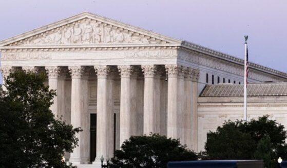 The Supreme Court building stands at dusk on September 14, 2026.