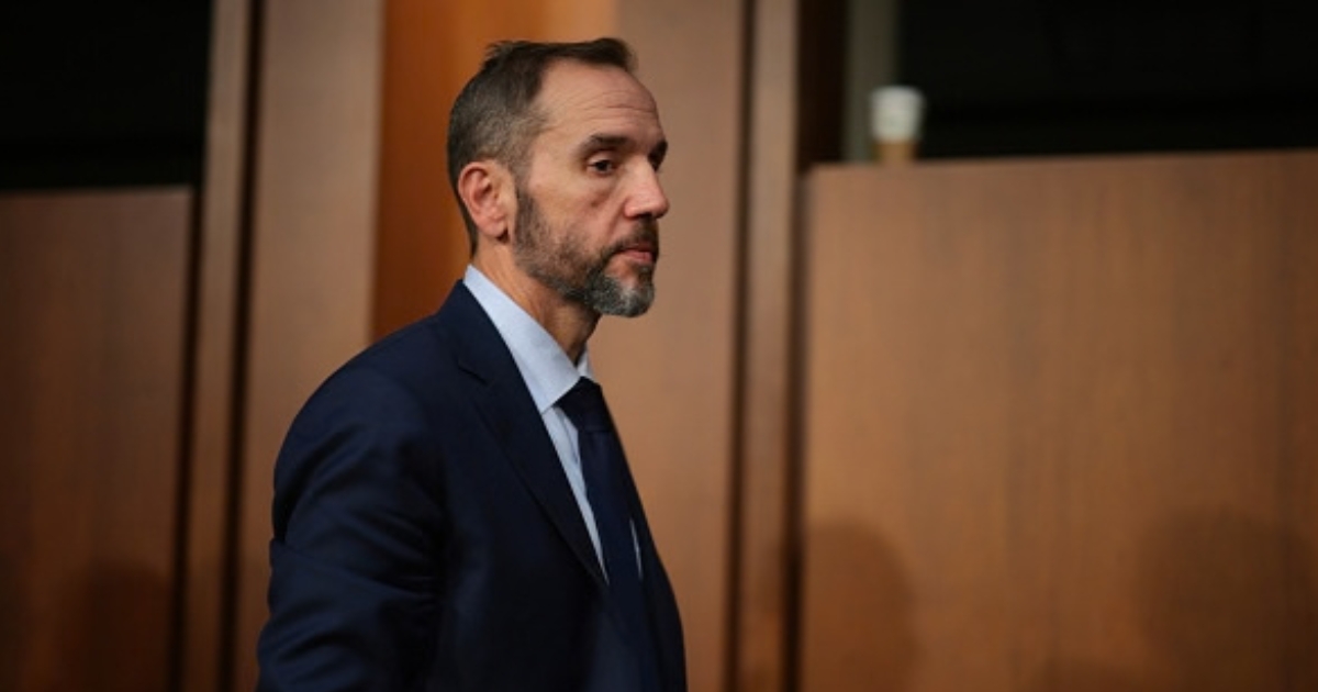 Jack Smith, former Special Counsel, walks into the Senate Judiciary Committee on September 29, 2026.
